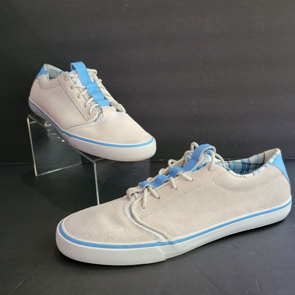 Radii Lunchbox Sneakers Men's Size 11 White Gray Blue Low Lifestyle Skate Shoes